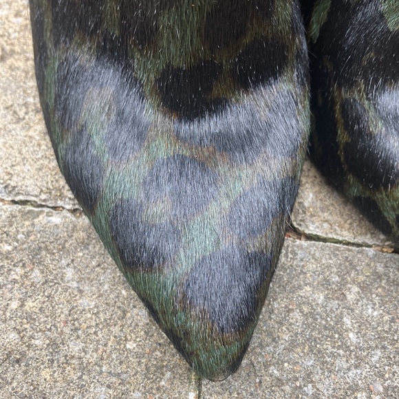 KAT MACONIE leopard print ankle boots size 6 - Picture 5 of 13